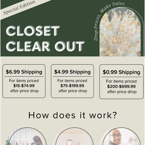 Closet Clear out